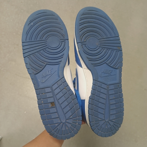 Nike Blue White Mid Dunks Men's Size 12 - Picture 7 of 8